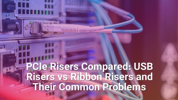 PCIe Risers Compared: USB Risers vs Ribbon Risers and Their Common Problems