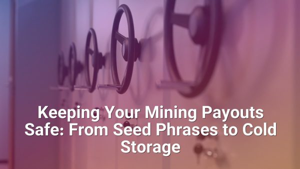 Keeping Your Mining Payouts Safe: From Seed Phrases to Cold Storage