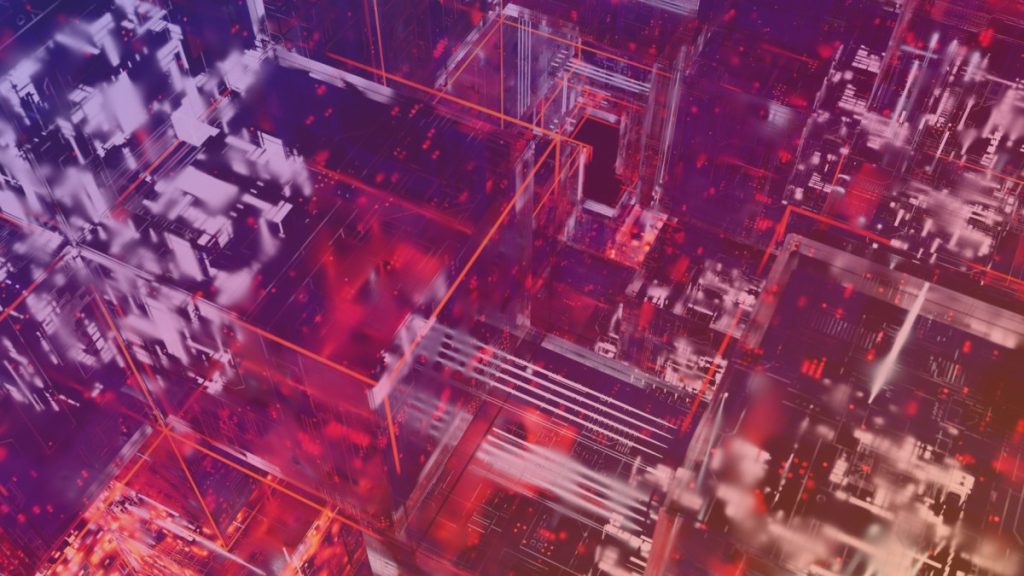 blockchain technology abstract